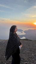 polka dot hijab
